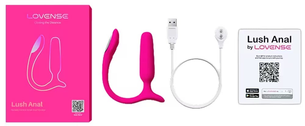 Lovense Lush Anal – Wibrujący Korek Analny Sterowany Aplikacją Bluetooth, Wodoodporny