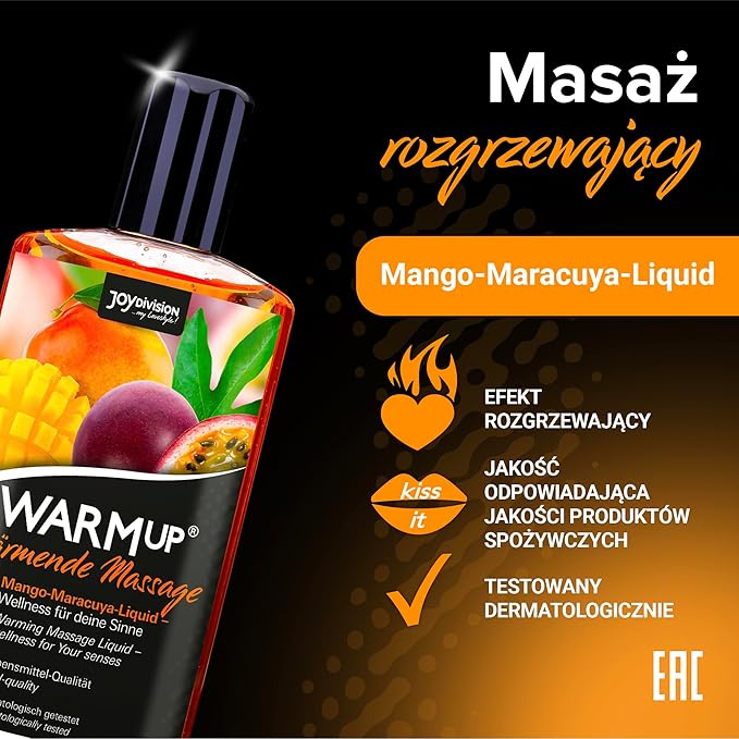 Olejek-WARMup MANGO-marakuja 150 ml rozgrzewający