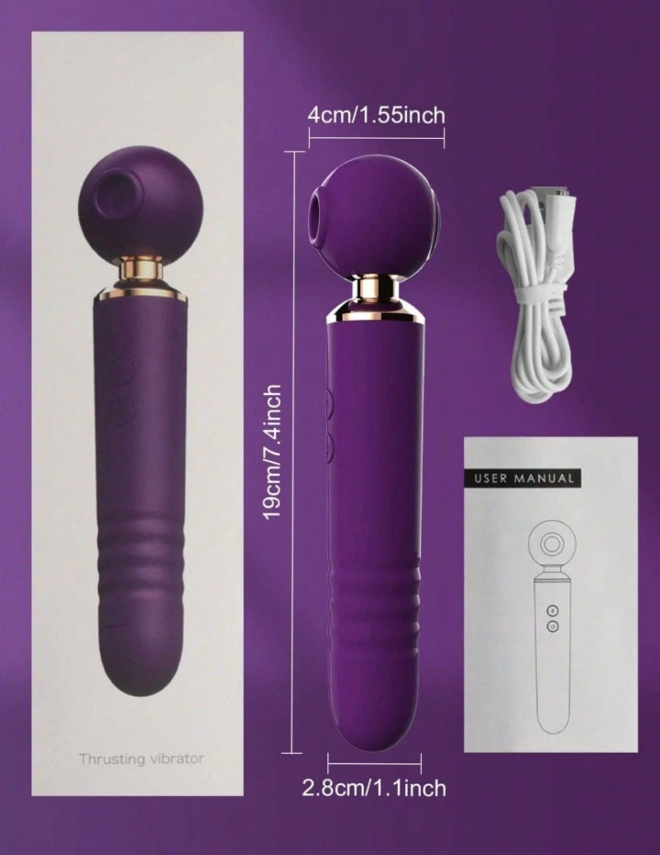 wibrator wielofunkcyjny Euphoria Massager dwustronny