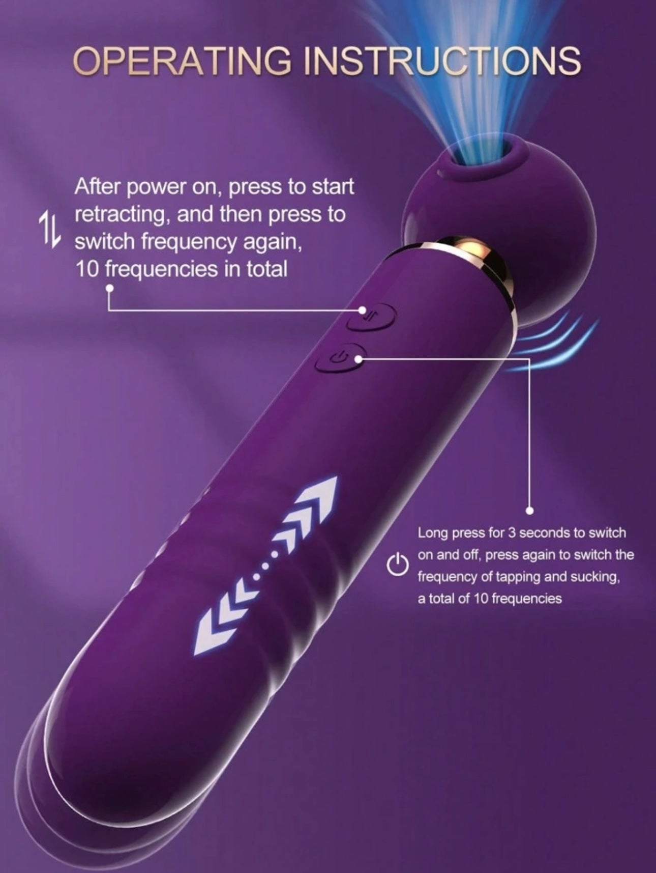 wibrator wielofunkcyjny Euphoria Massager dwustronny