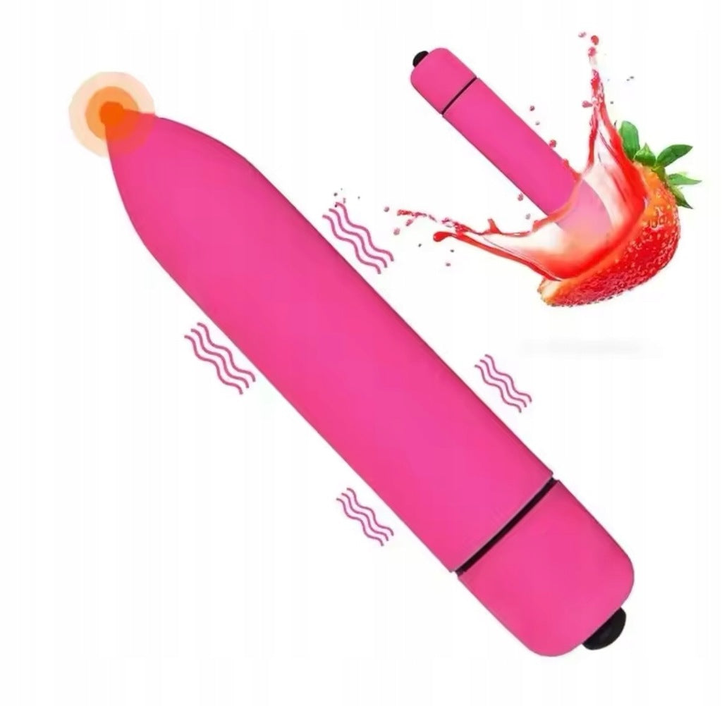 Kompaktowy mini wibrator – dyskretny, ale potężny! 10 trybów, do torebki