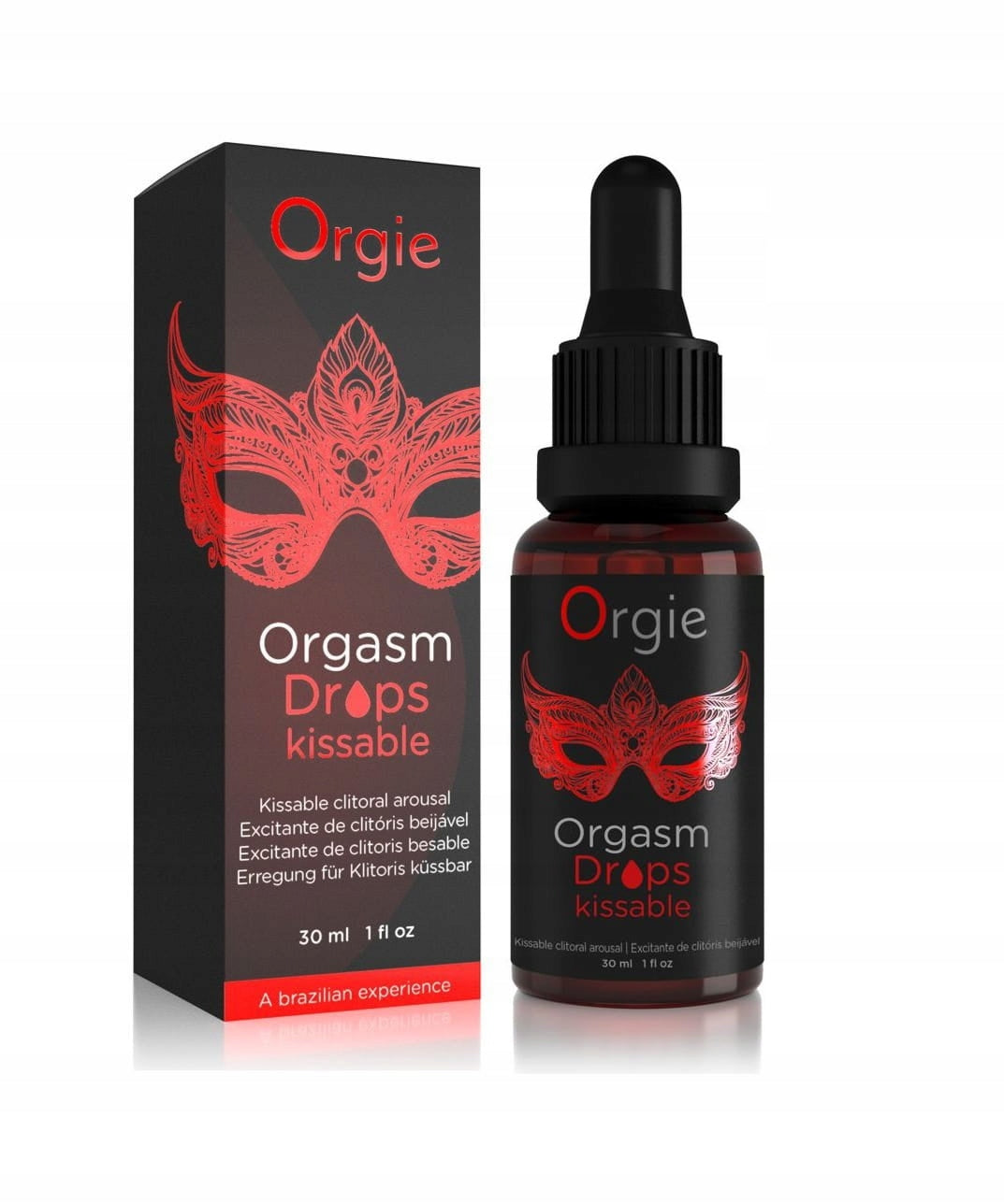 Krople stymulujące Orgie Orgasm Drops Kissable 30 ml