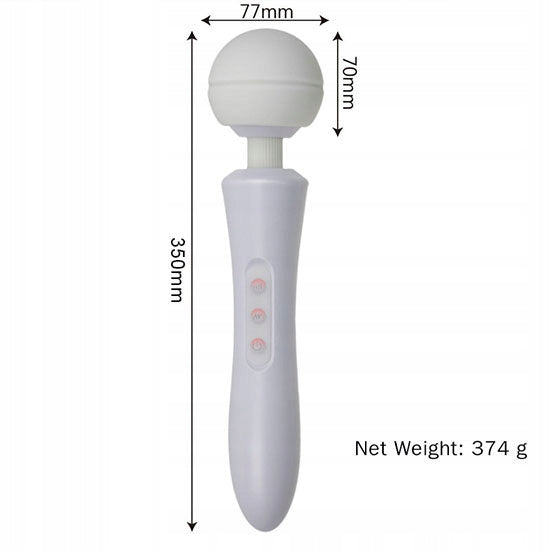 Masażer łechatczki MAGIC WAND czarny