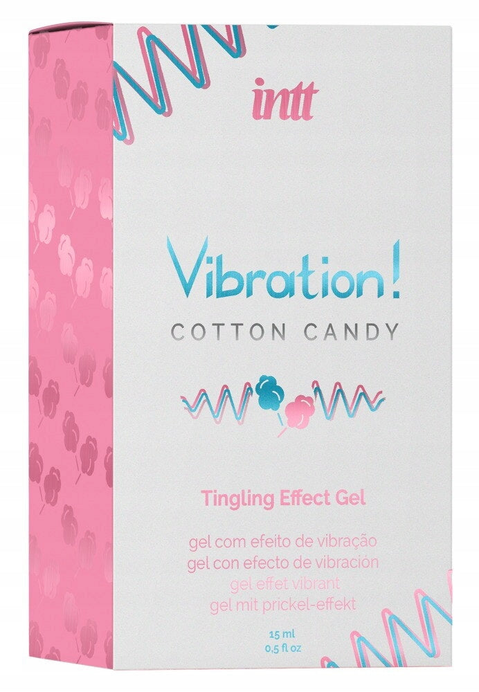 VIBRATION COTTON CANDY wibrujący żel WATA CUKROWA INTT słodki zapach