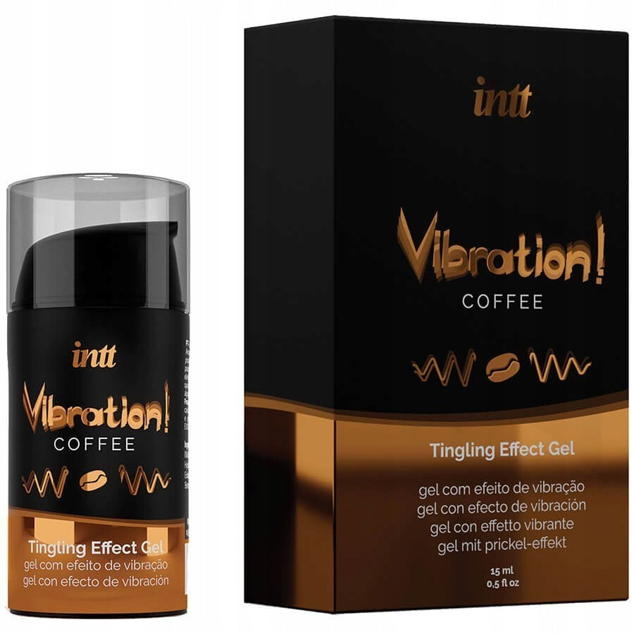 Żel intymny dla par Intt Vibration! Coffee 15 ml mega orgazm wibracja