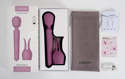 SVAKOM Emma Neo 2 Pink – inteligentny masażer z funkcją podgrzewania i sterowaniem aplikacją