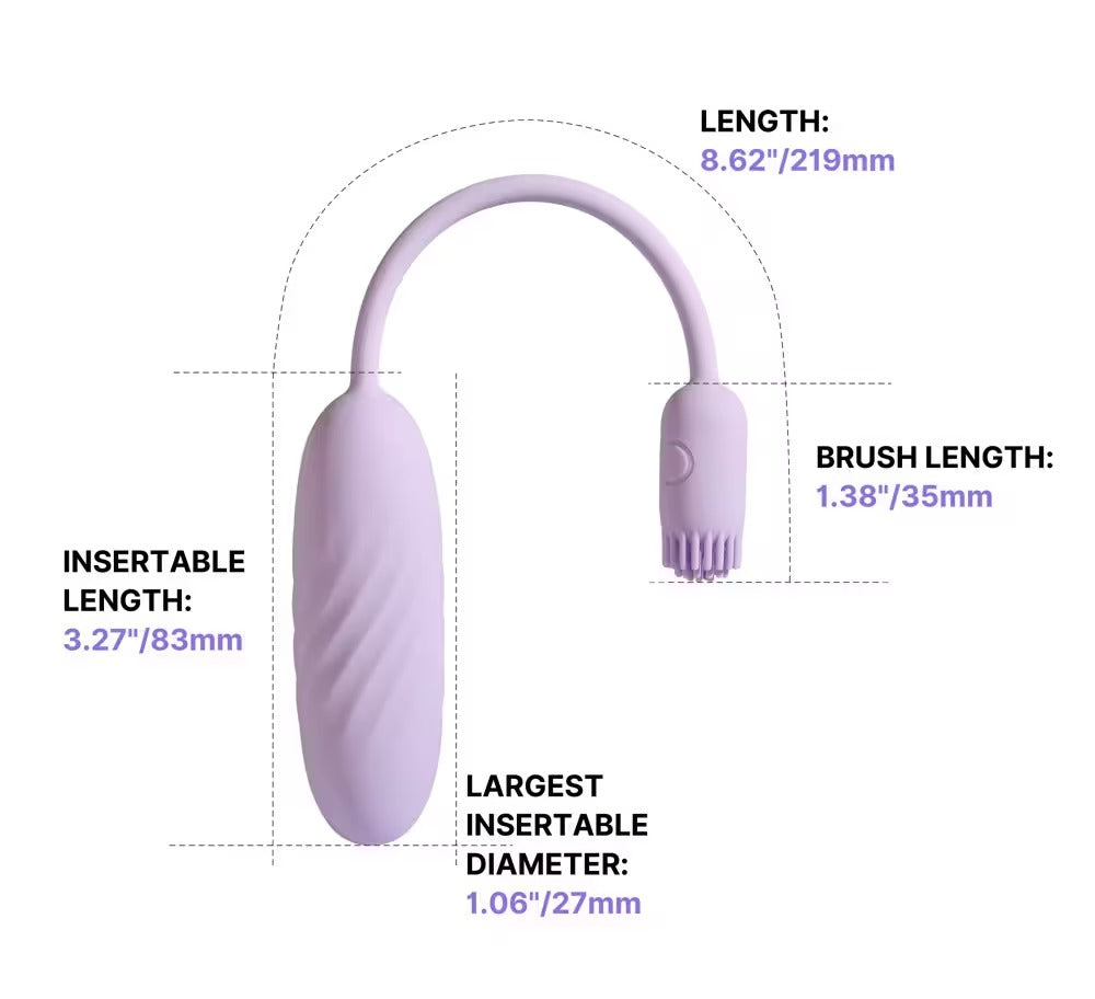 SVAKOM Plume – Masażer Bullet z Elastyczną Końcówką, 7 Trybów, USB-C, Wodoodporny