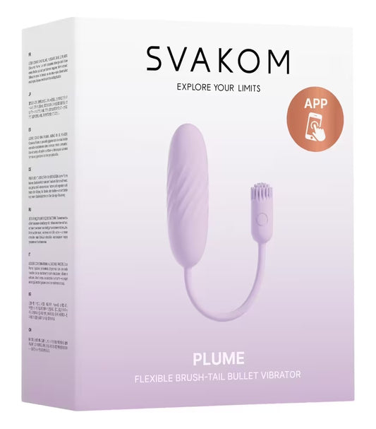 SVAKOM Plume – Masażer Bullet z Elastyczną Końcówką, 7 Trybów, USB-C, Wodoodporny