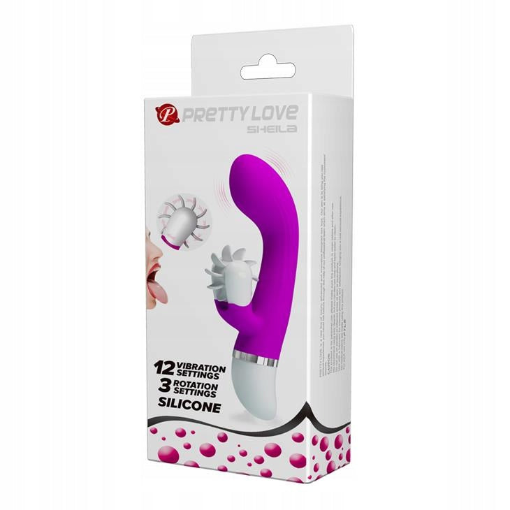 Pretty Love SHEILA – Wibrator Króliczek Punkt G | 12 Wibracji | 3 Rotacje |