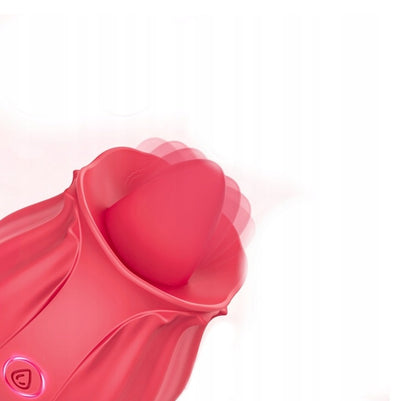 Stymulator Łechtaczki Róża z Języczkiem – 10 Trybów Stymulacji