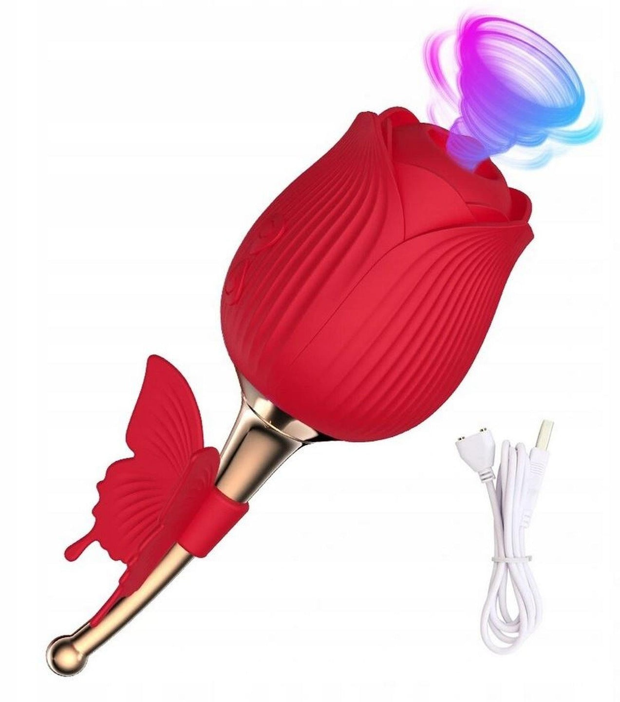Stymulator Powietrzny z Wibracją | 10+10 Trybów | Bezdotykowy Masażer USB