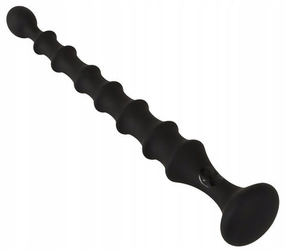 Czarna Różdżka Analna Magiczna 26,9 cm Silikonowa DŁUGA aksamitny silikon