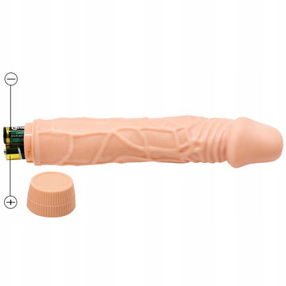 DILDO jak PENIS wibrator MEGA DUŻY żylasty realistyczny twardy