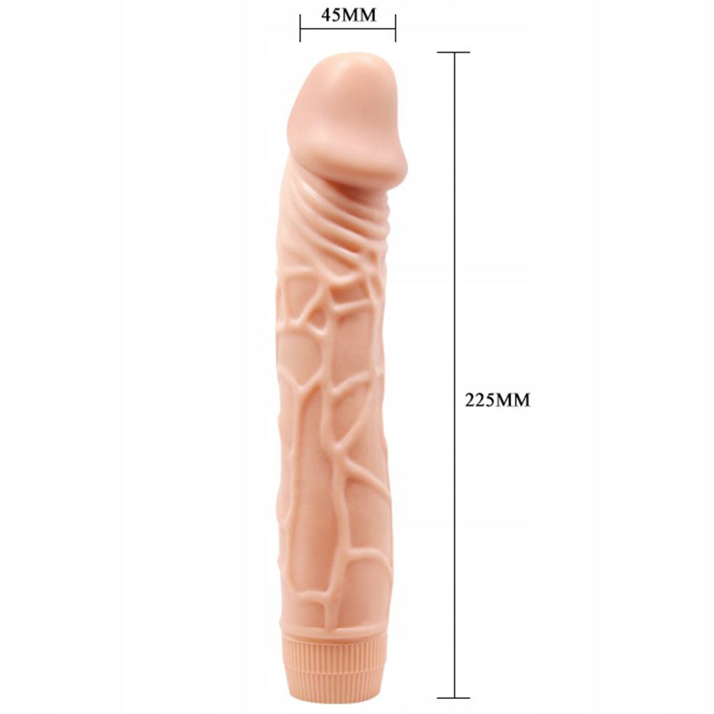 DILDO jak PENIS wibrator MEGA DUŻY żylasty realistyczny twardy