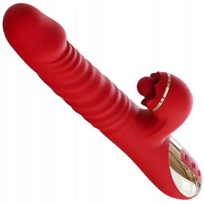 Wibrator Damski Premium 3w1 z Funkcją Obrotowo-Posuwistą