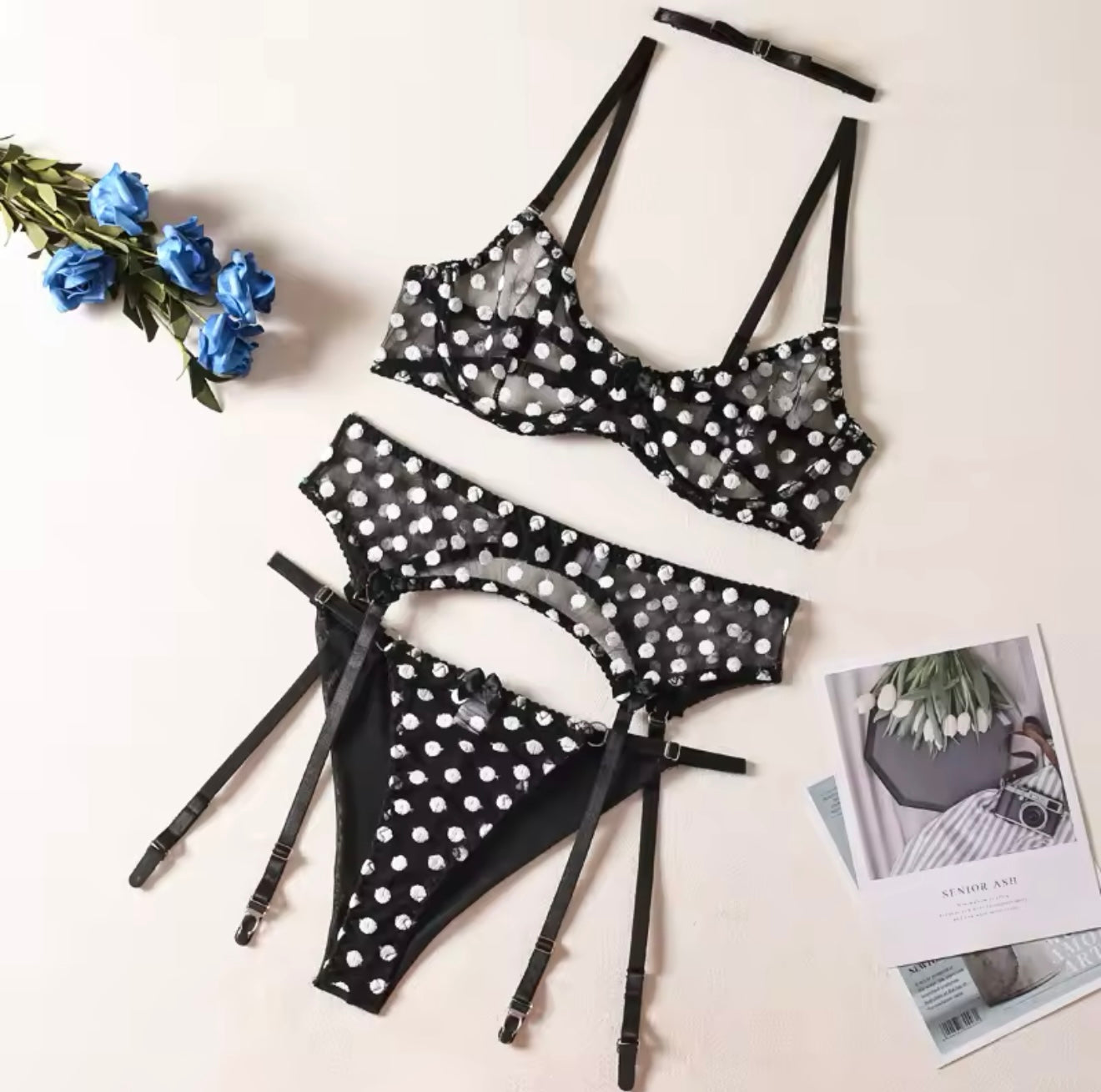 Polka Dot Desire - komplet bielizny
