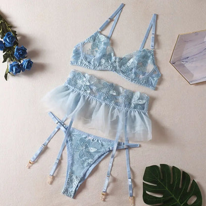 komplet sexy koronka bielizna erotyczna S,M