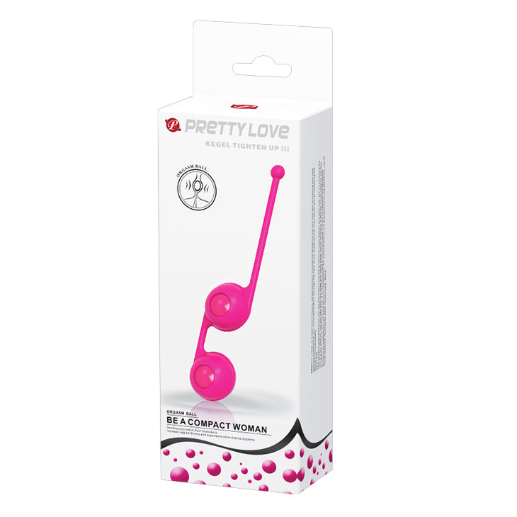 Silikonowe Kulki Gejszy Pretty Love Kegel Tighten Up III | Trening Kegla | CE