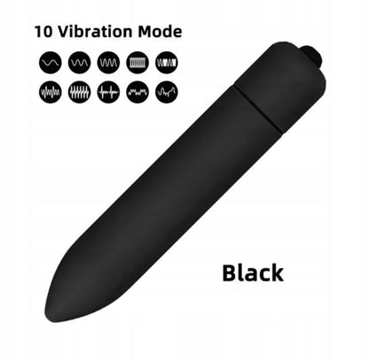 Kompaktowy mini wibrator – dyskretny, ale potężny! 10 trybów, do torebki