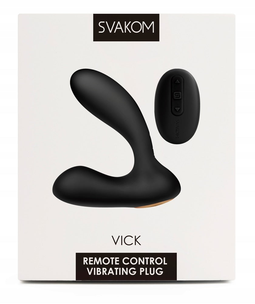 Korek analny ABS Svakom masażer prostaty + pilot MOC WIBRACJI