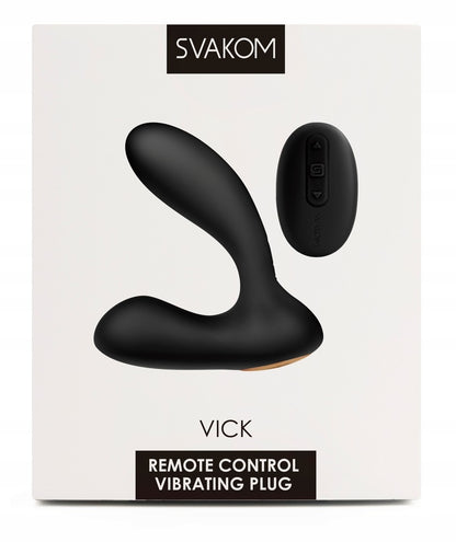 Korek analny ABS Svakom masażer prostaty + pilot MOC WIBRACJI