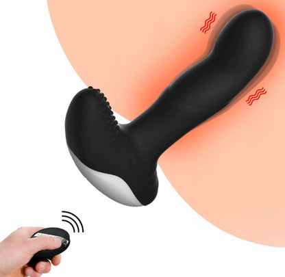 masażer PROSTATY podgrzewany wibrator KOREK ANALNY