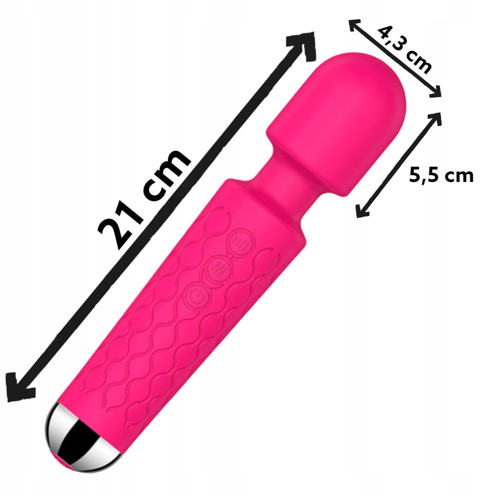 NOWOCZESNY różowy masażer MAGIC WAND WIBRATOR