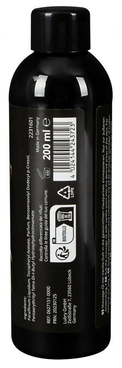 OLEJEK DO MASAŻU EROTYCZNEGO WANILIOWY - ZMYSŁOWY I RELAKSUJĄCY 200 ml