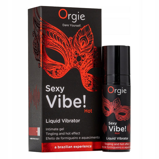 Orgie Sexy Vibe! Liquid Vibrator Hot rozgrzewający żel stymulujący 15ml