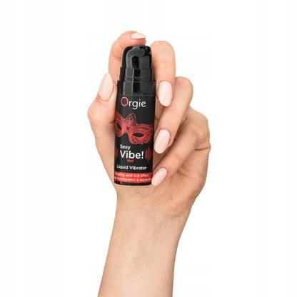 Orgie Sexy Vibe! Liquid Vibrator Hot rozgrzewający żel stymulujący 15ml