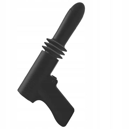 PISTOLET wibrator posuwisty mega mocny czarny