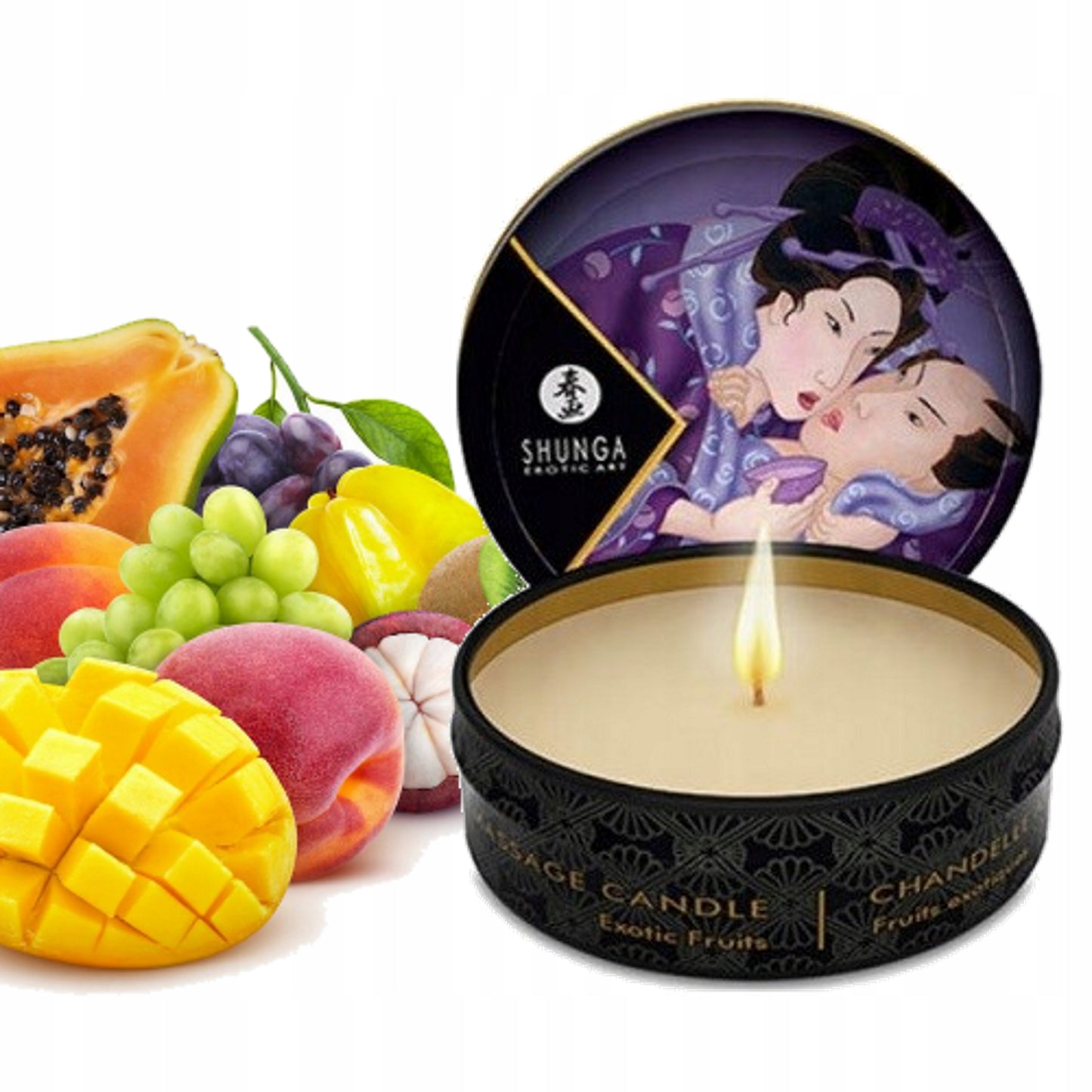 Shunga Excitation Massage Candle świeca do masażu Exotic Fruits 30ml