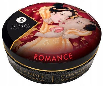 Shunga Massage Candle świeca do masażu Sparkling Strawberry Wine 30ml