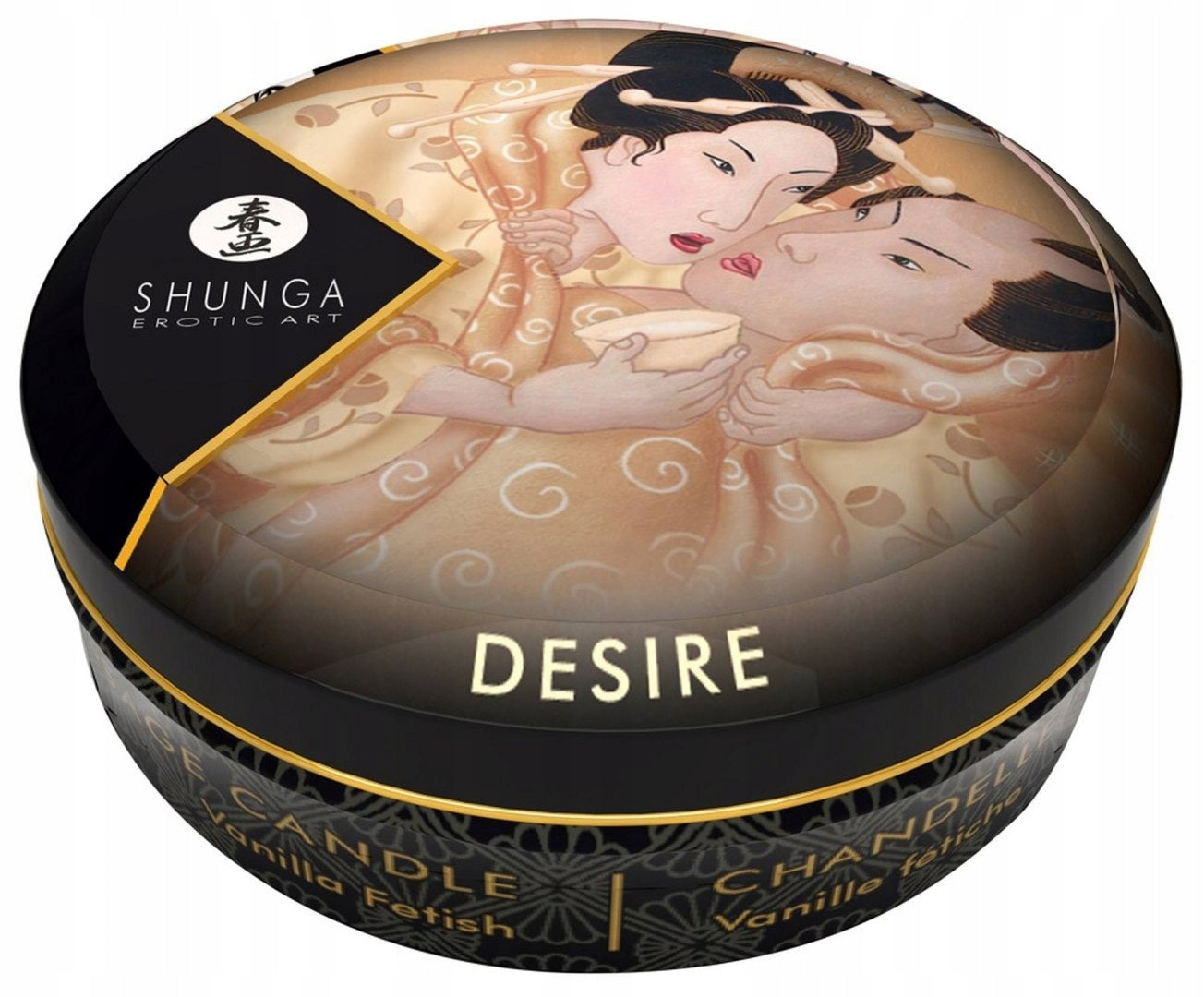 Świeca do masażu Shunga Erotic Art waniliowa 30 ml pięknie pachnie