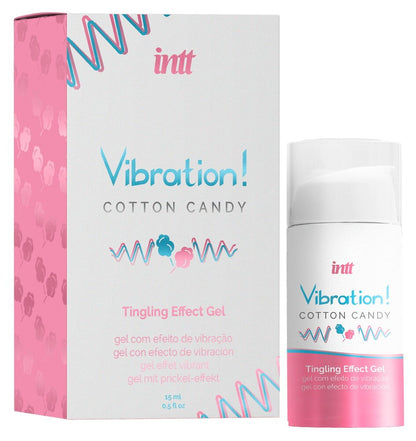 VIBRATION COTTON CANDY wibrujący żel WATA CUKROWA INTT słodki zapach