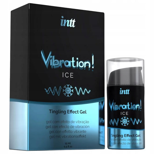 WIBRATOR W PŁYNIE żel ICE 15ML jadalny mega orgazm dla kobiet dla mężczyzn