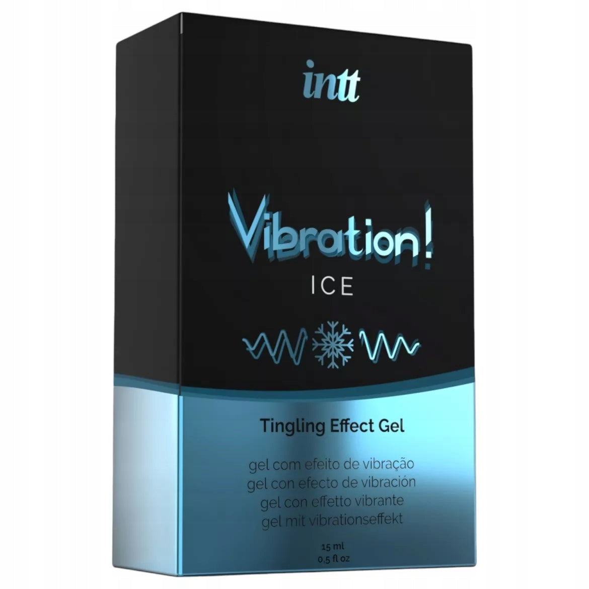 WIBRATOR W PŁYNIE żel ICE 15ML jadalny mega orgazm dla kobiet dla mężczyzn