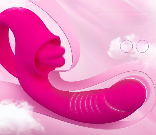 Wibrator z języczkiem do łechtaczki i punktu G | 10 trybów mega doznania