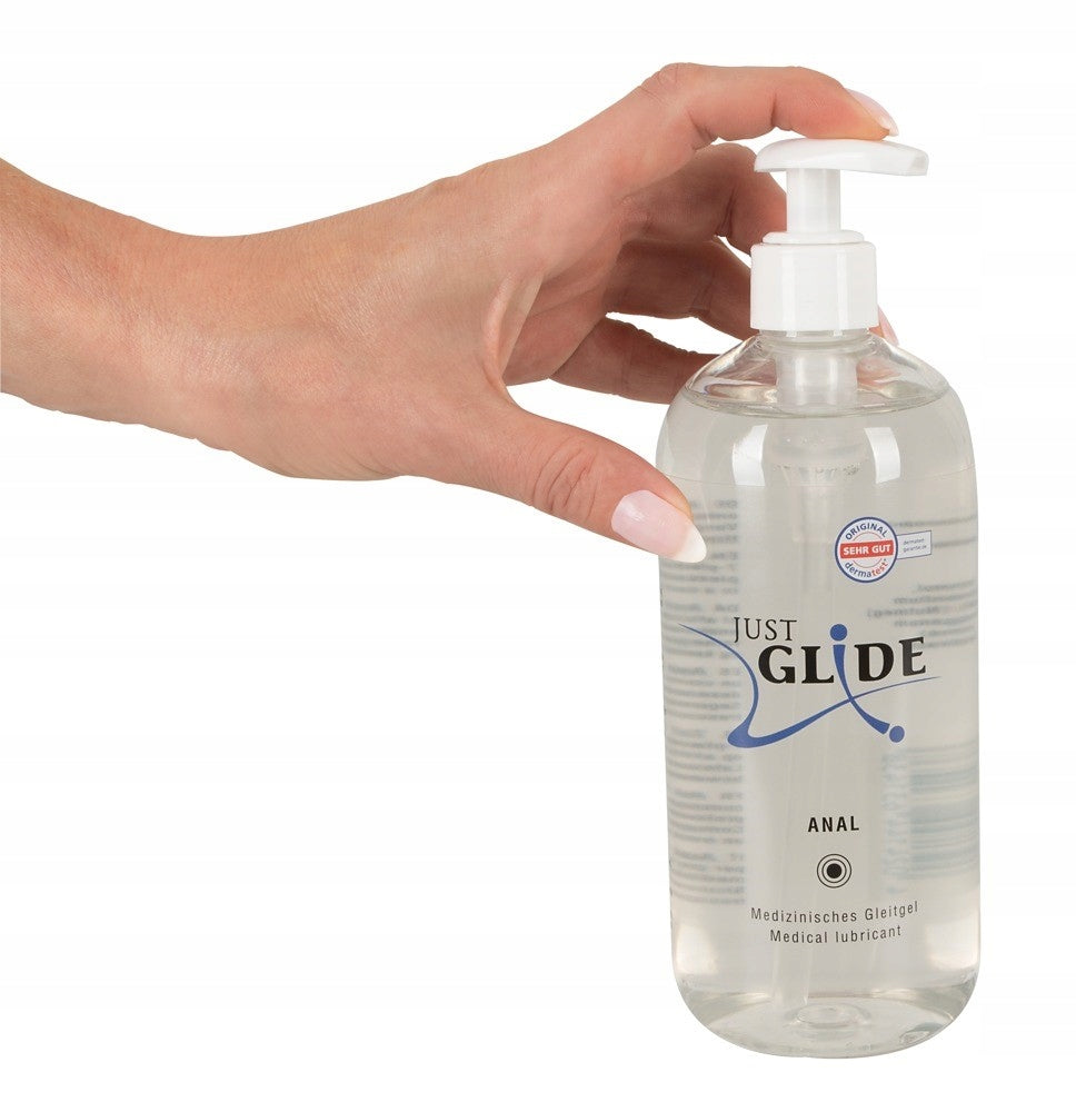 Żel Just Glide Anal 500ml MEGA OPAKOWANIE z pompką