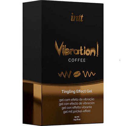 Żel intymny dla par Intt Vibration! Coffee 15 ml mega orgazm wibracja