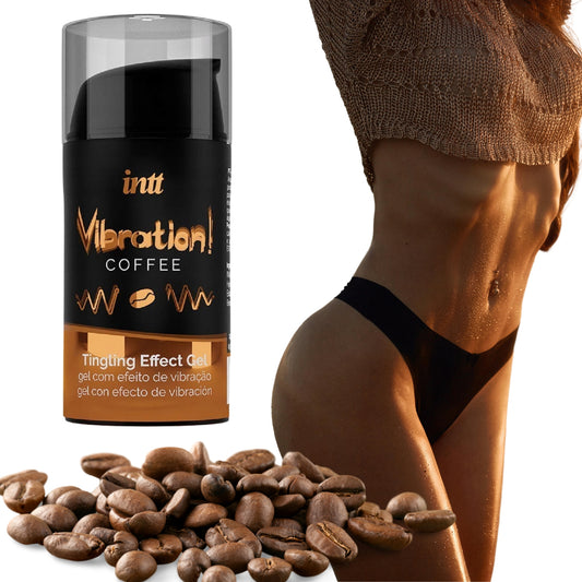Żel intymny dla par Intt Vibration! Coffee 15 ml mega orgazm wibracja