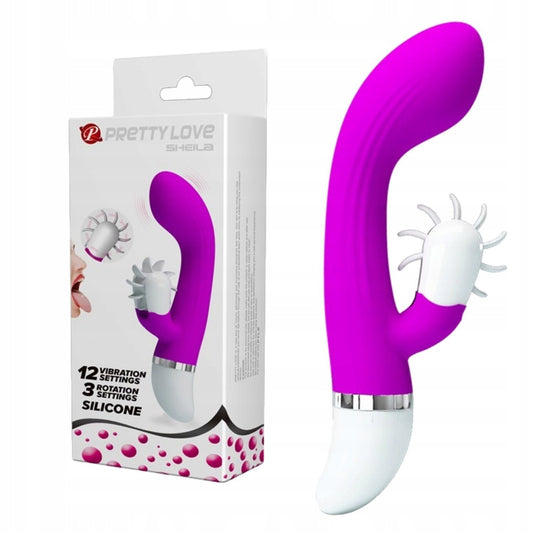 Pretty Love SHEILA – Wibrator Króliczek Punkt G | 12 Wibracji | 3 Rotacje |