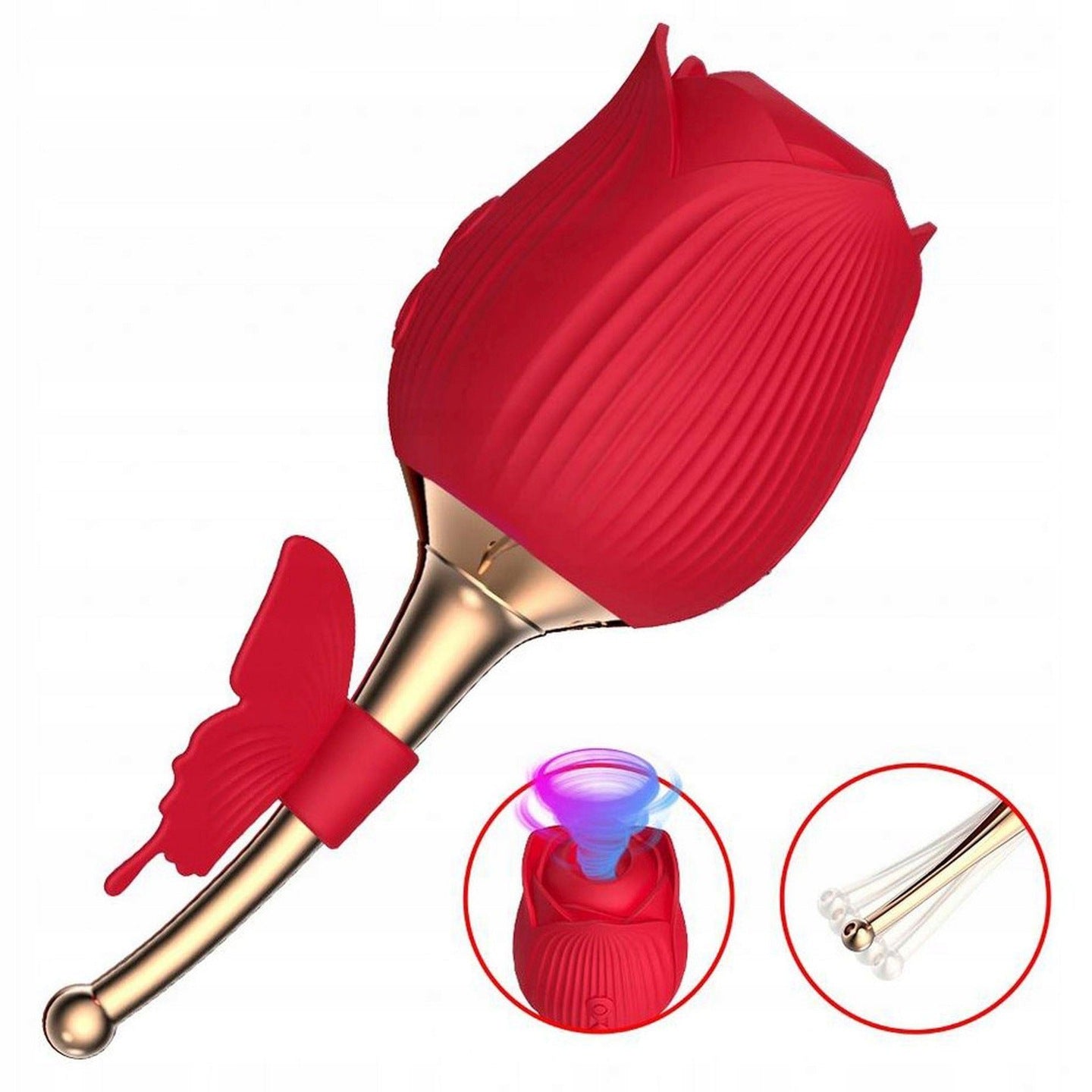 Stymulator Powietrzny z Wibracją | 10+10 Trybów | Bezdotykowy Masażer USB