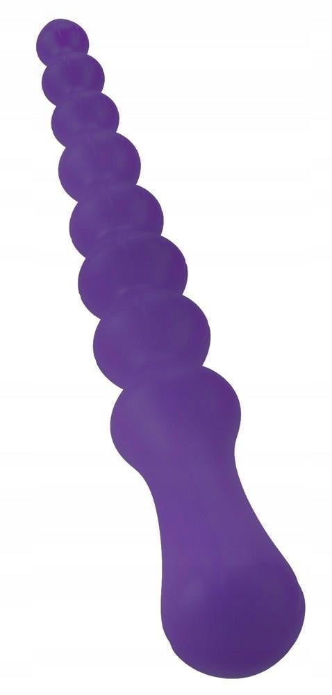 fioletowa Różdżka Analna Magiczna 24,8cm Silikonowa aksamitny silikon