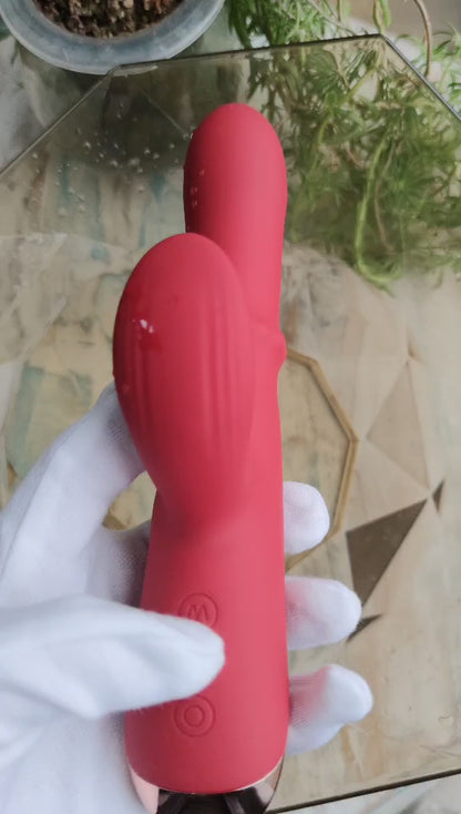 NOWOŚĆ wibrator z ringiem króliczek do łechtaczki stymulujący