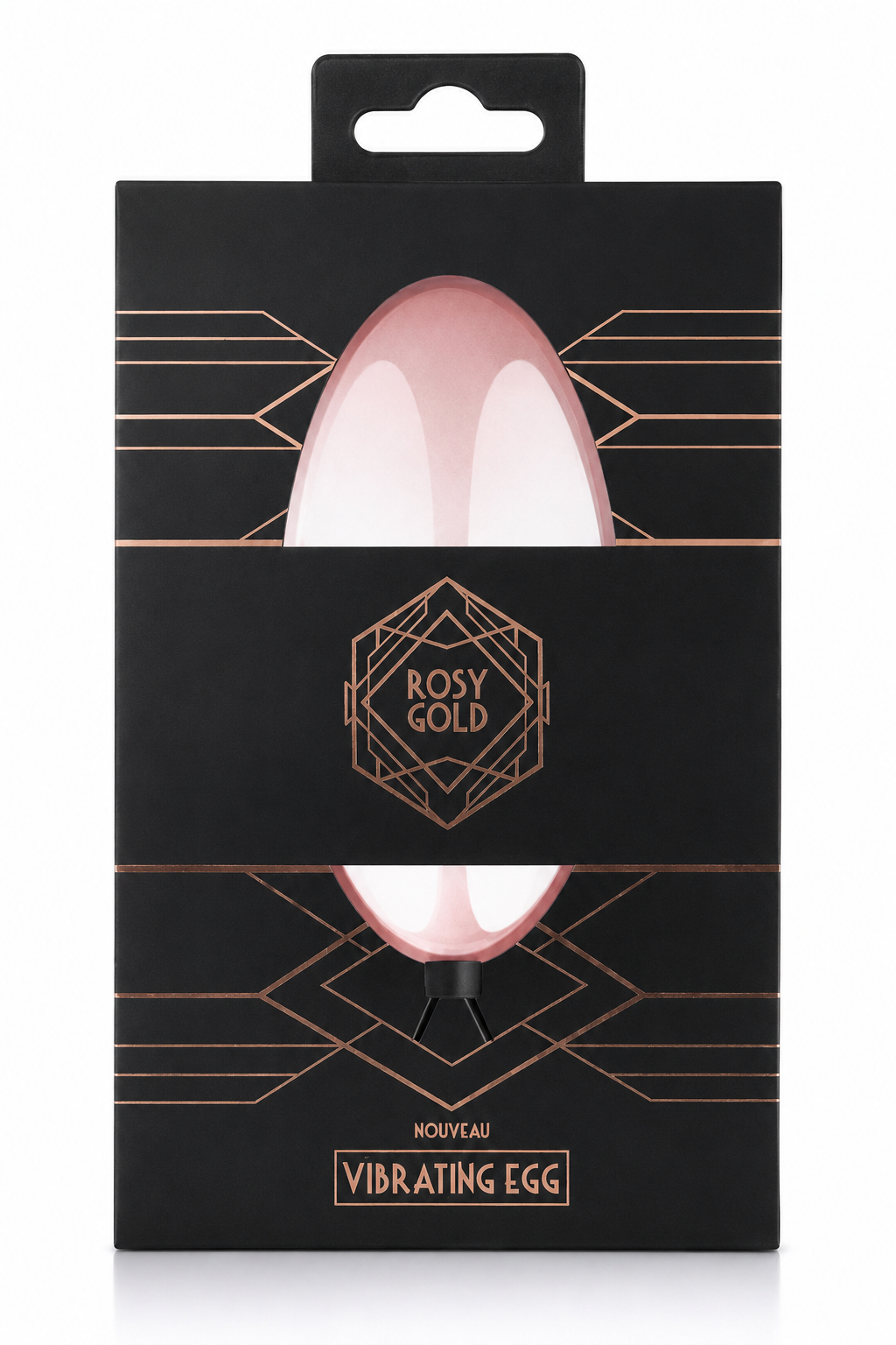 Rosy Gold – Eleganckie wibrujące jajko z pilotem
