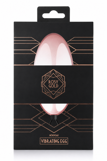 Rosy Gold – Eleganckie wibrujące jajko z pilotem