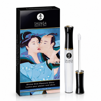 Shunga Divine Oral Pleasure Gloss Kokosowy Żel Stymulujący do Ust 10 ml