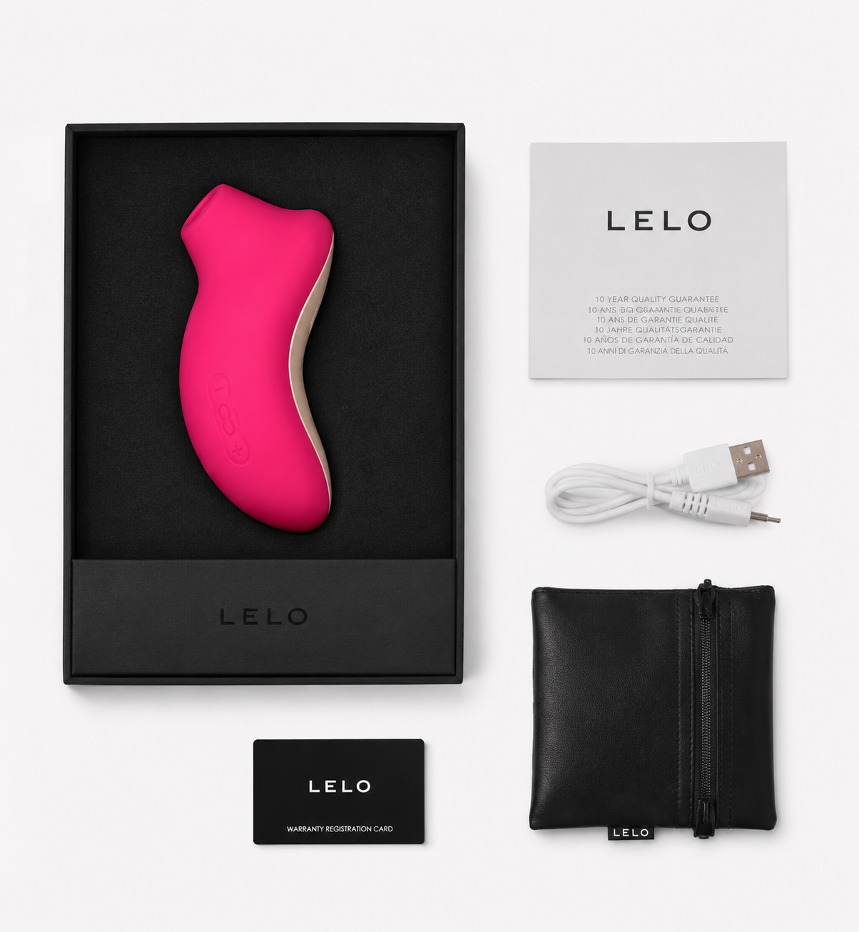LELO Sona Cruise Masażer Łechtaczki SenSonic™ Wodoodporny USB