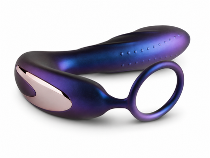 Hueman Black Hole Wibrator Analny z Ringiem na Penisa Pilot USB